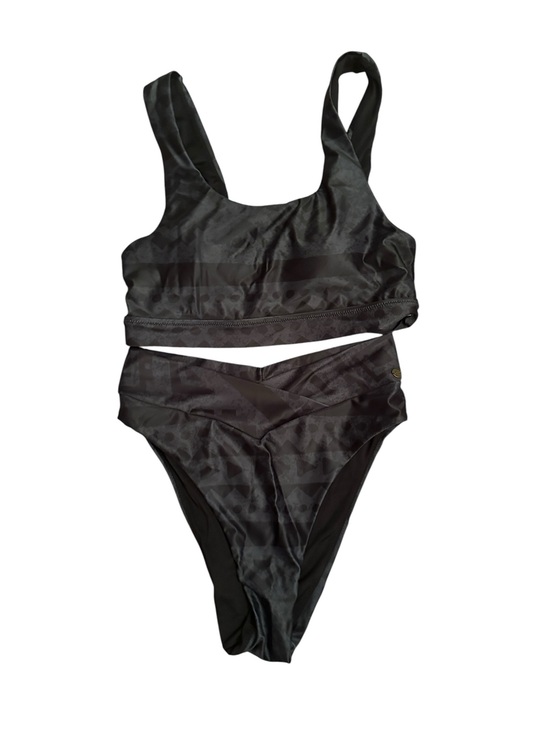 Zyia Active Other - Zyia Active Black Aztec Pipa Bikini Set Size L